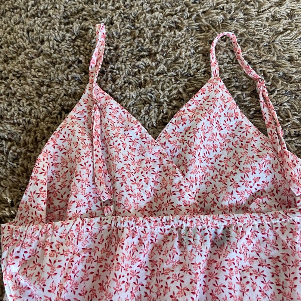 Medium White and Pink Summer Sundress - Picture 5 of 10